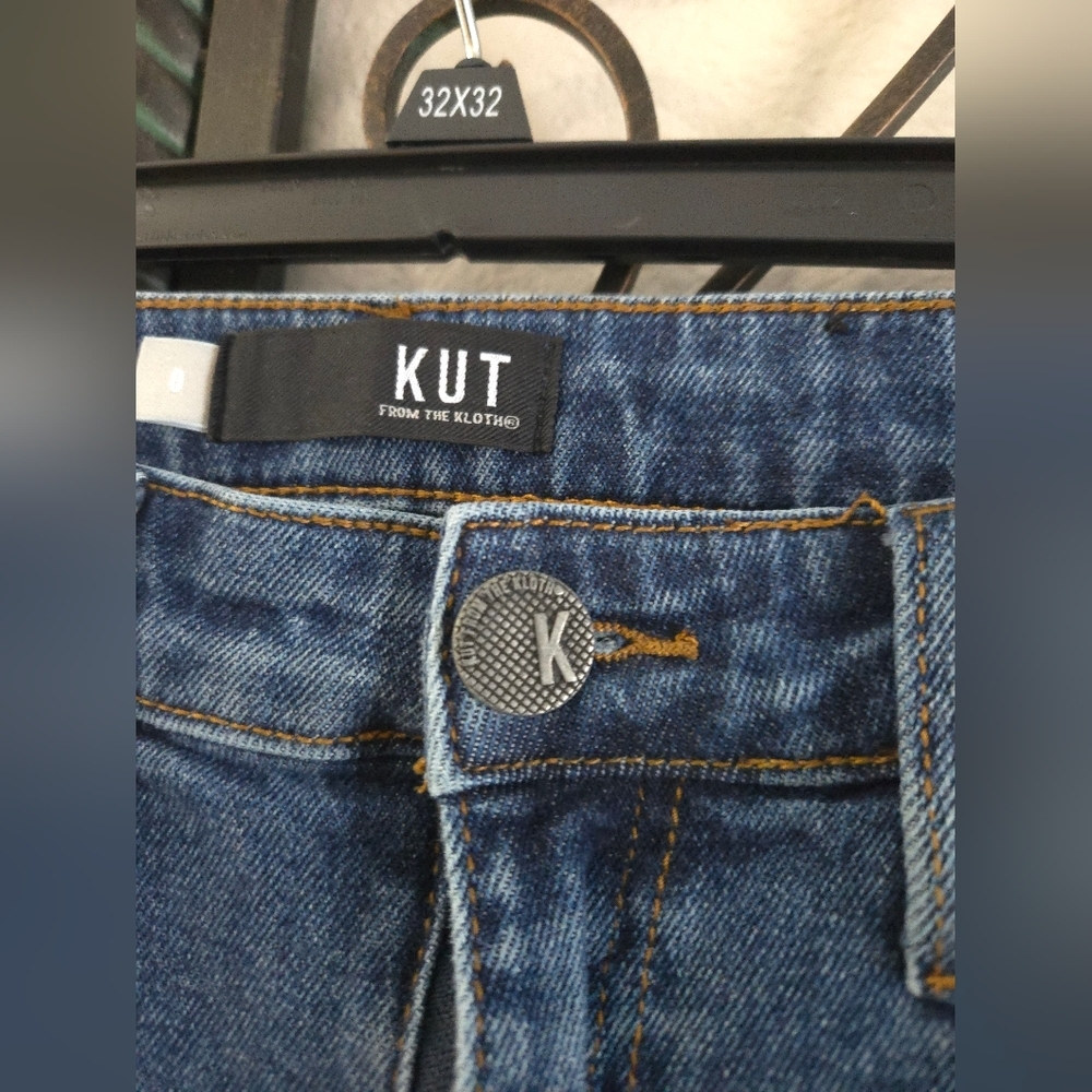 Kut From The Kloth Rachel Ripped Raw Hem Mom Jeans - Picture 6 of 10